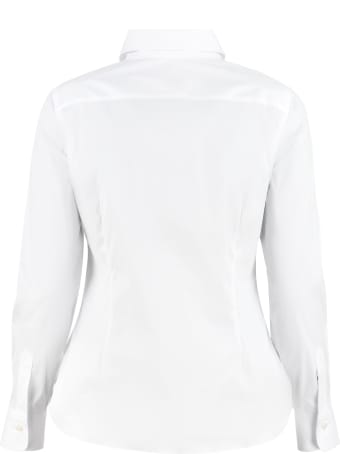 Barba Napoli Long Sleeve Cotton Blend Shirt