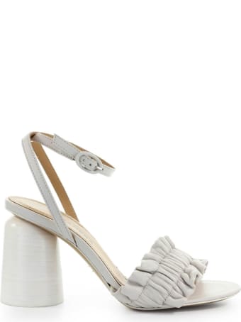 Halmanera Brigit White Heeled Sandal