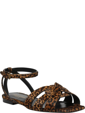 Saint Laurent Tribute Flat Sandal