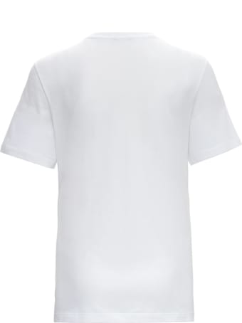 Versace Jersey T-shirt With Logo Print
