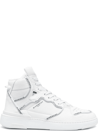 Givenchy Man White Wing High Sneakers With Profiles