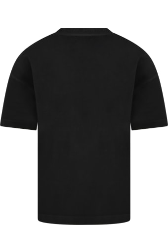 Dondup Black T-shirt For Boy