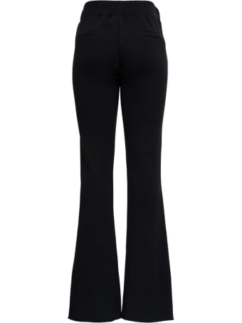 Federica Tosi Black Flared Trousers With Slits