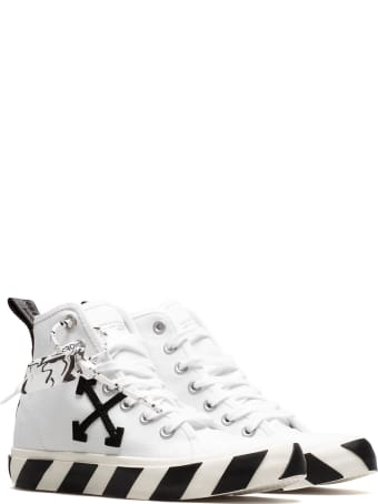 Off-White Mid Top Sneakers