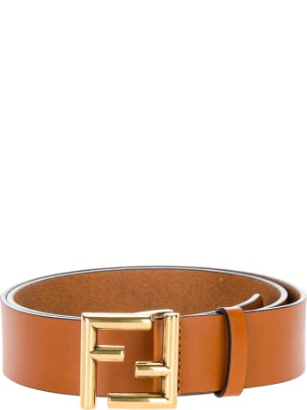 Fendi Natural-coloured Leather Belt