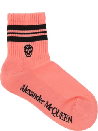 Alexander McQueen Alexander Mc Queen Stripe Skull Socks