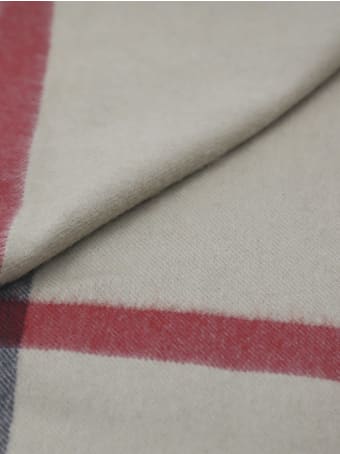Burberry Cashmere Scarf With All-over Tartan Motif