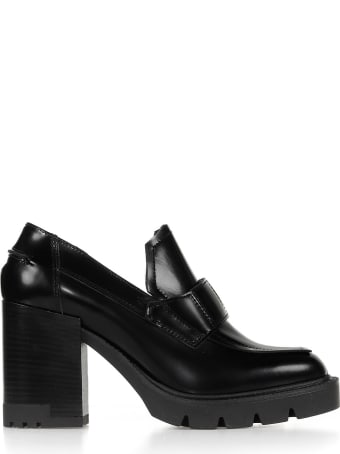 Janet & Janet Janet & Janet Black Heeled Loafer