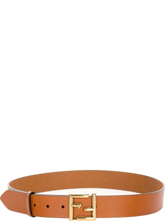 Fendi Natural-coloured Leather Belt