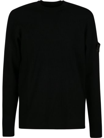 Stone Island Shadow Project Logo Patched Knit Sweater