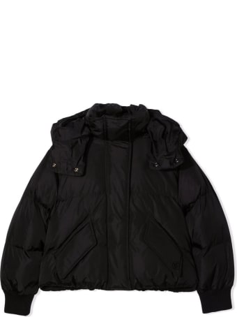 Maison Margiela Black Hooded Zipped Jacket