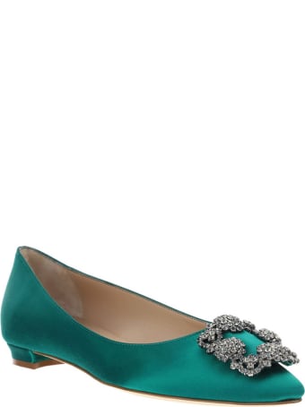 Manolo Blahnik Hangisi Flat Ballerinas