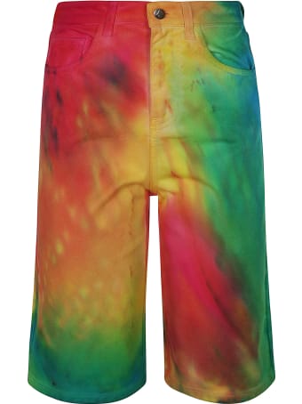 IRENEISGOOD Rainbow Denim Shorts