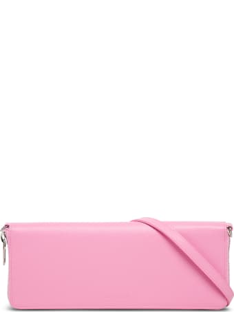 Balenciaga Rectangular Crossbody Bag In Pink Leather