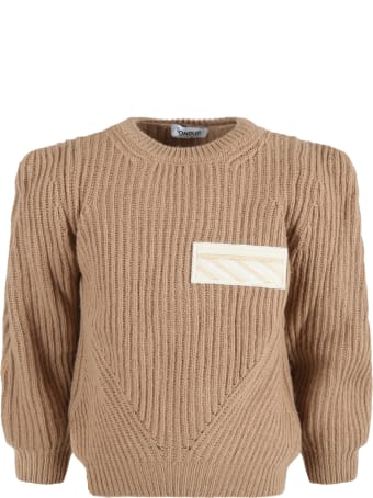 Dondup Beige Sweater For Girl