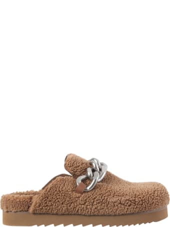 Ash Ghost Fur Mules