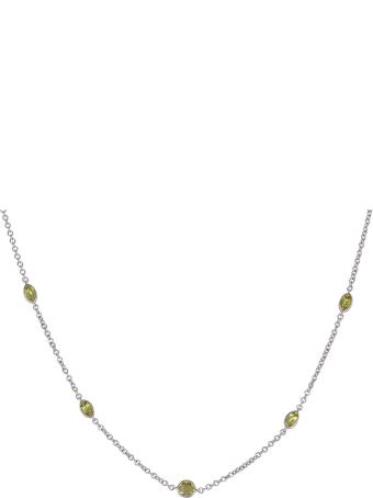 Lo Spazio Jewelry Lo Spazio Yellow Sapphire and Diamond Necklace