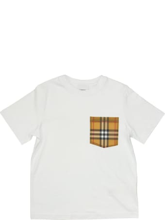 Burberry Vintage Check Pocket Cotton T-shirt