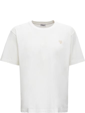 Nanushka White Cotton T-shirt With Logo