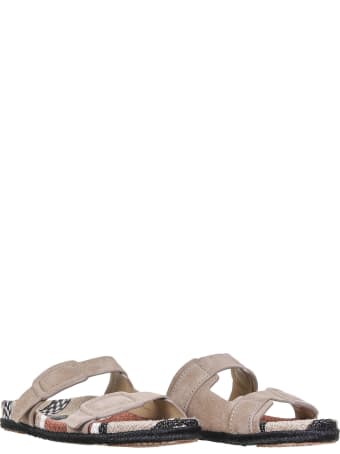 Pedro Garcia Dove Gray Sandals