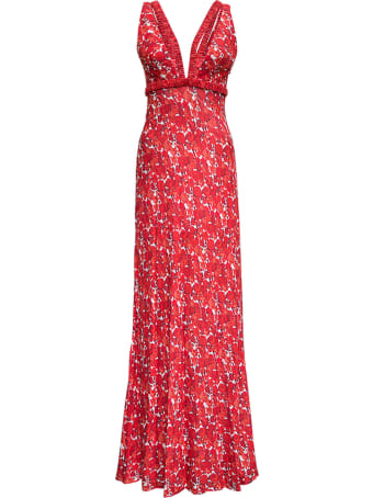 Giovanni Bedin Viscose Long Dress With Floral Print