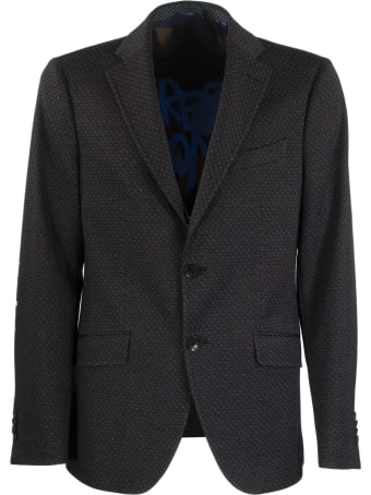 Etro Wool End Cotton Jacket Blazer