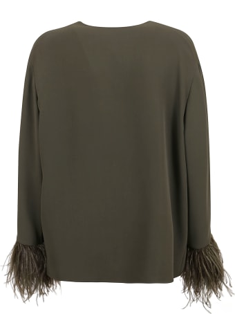 Valentino Top - With Feathers
