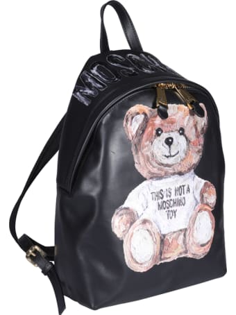 Moschino Painted Teddy Bear Backpack