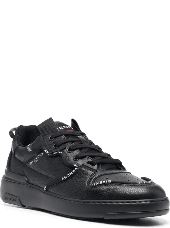 Givenchy Man Black Wing Low Sneakers With Profiles