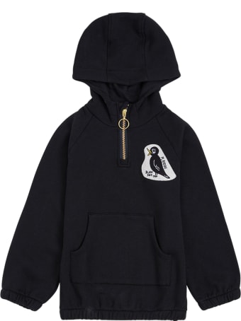 Mini Rodini Blackbird Halfzip Hoodie - Chapter 2