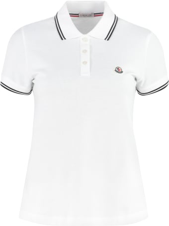 Moncler Cotton-piqué Polo Shirt
