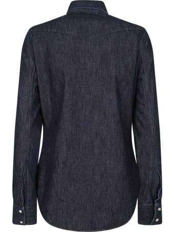 Xacus Camicia Texana Denim Blu