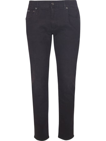 Dolce & Gabbana Rear Logo Patch Jeans