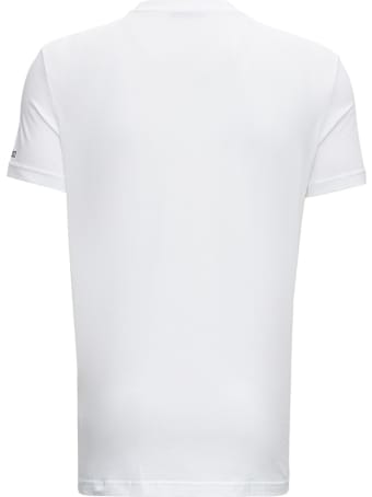 Dsquared2 White Cotton T-shirt With Logo Print