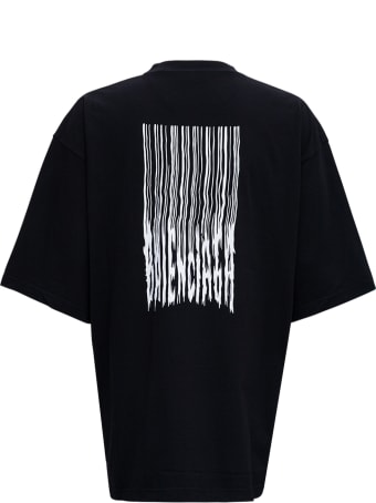 Balenciaga Cotton Oversize Barcode T-shirt