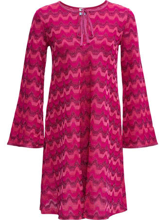 M Missoni Pink Cotton Blend Dress