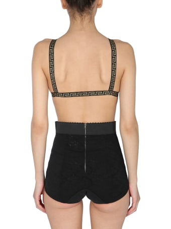 Versace Triangle Bikini With Greek Border