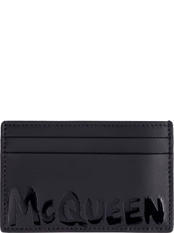 Alexander McQueen Leather Card Holder