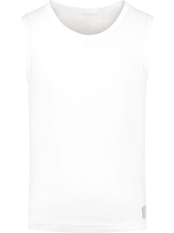 Story loris White Tank Top For Boy