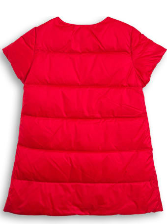 Moncler Red Padded Nylon Dress