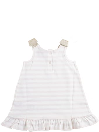 Lili Gaufrette Newborn Dress With Ruffles
