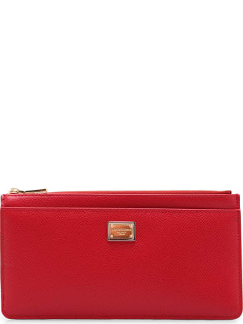 Dolce & Gabbana 'dg' Logo Leather Wallet