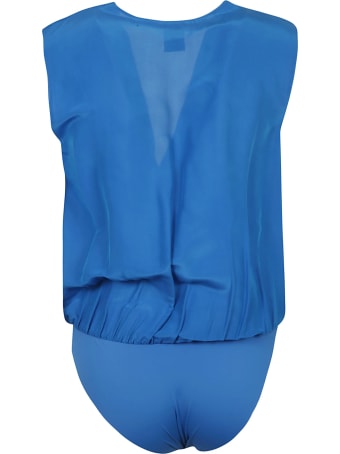 Pinko V-neck Sleeveless Bodysuit