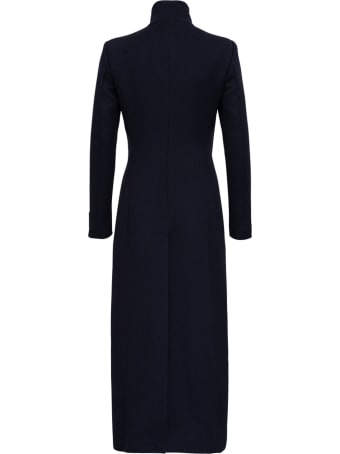 The Seafarer Anita Wool Blend Long Coat With Buttons