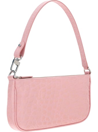 BY FAR Rachel Circular Croco Bag