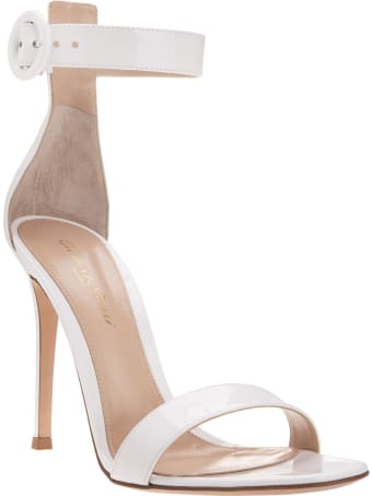 Gianvito Rossi White Portofino 105 Sandal