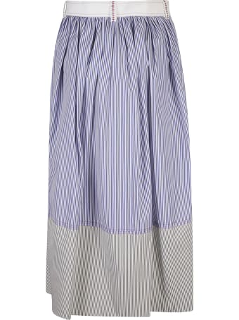 Chloé Belted Striped Skirt