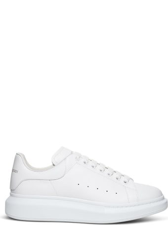 Alexander McQueen Oversize Sneakers In White Leather