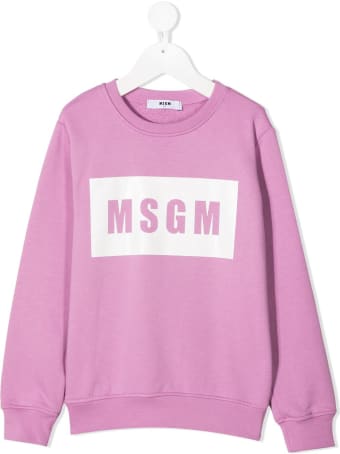 MSGM Logo Print Sweatshirt