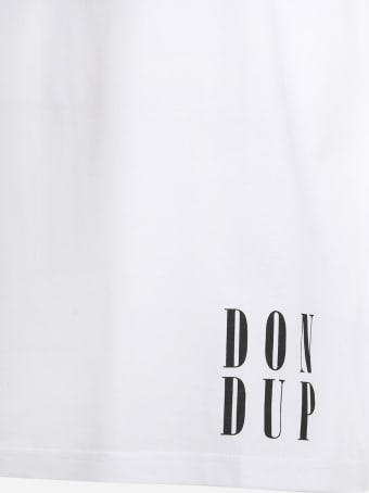 Dondup Cotton T-shirt With Contrasting Logo Print